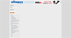 Desktop Screenshot of eshop.alimpex.cz