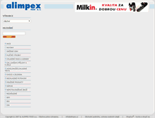 Tablet Screenshot of eshop.alimpex.cz
